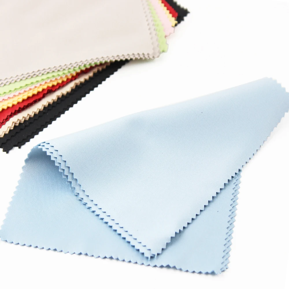 Black Microfiber Eyeglasses Cleaning Cloth Custom Logo Thin Glasses Wiping Clean Cloth