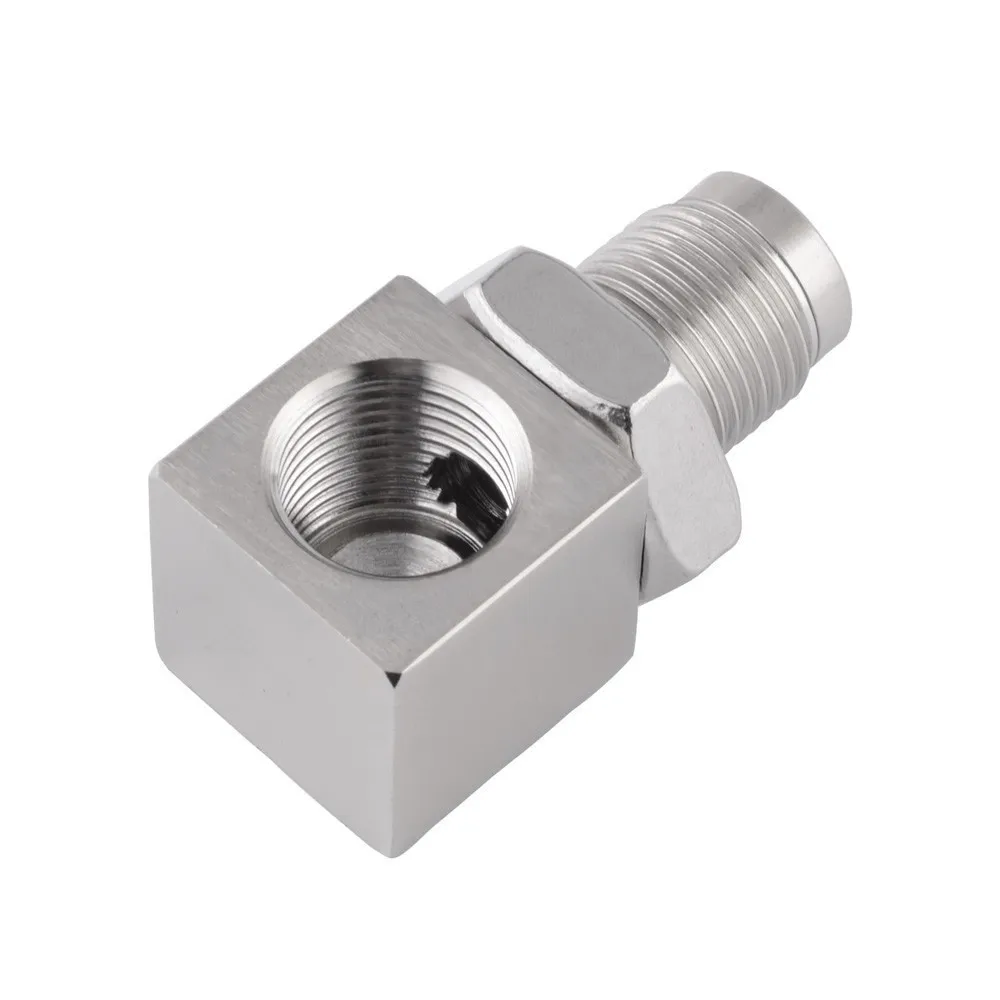 Universal Oxygen Sensor Extender 90 Degree 02 Bung Extension Catalytic Converter O2 Oxygen Sensor Spacer