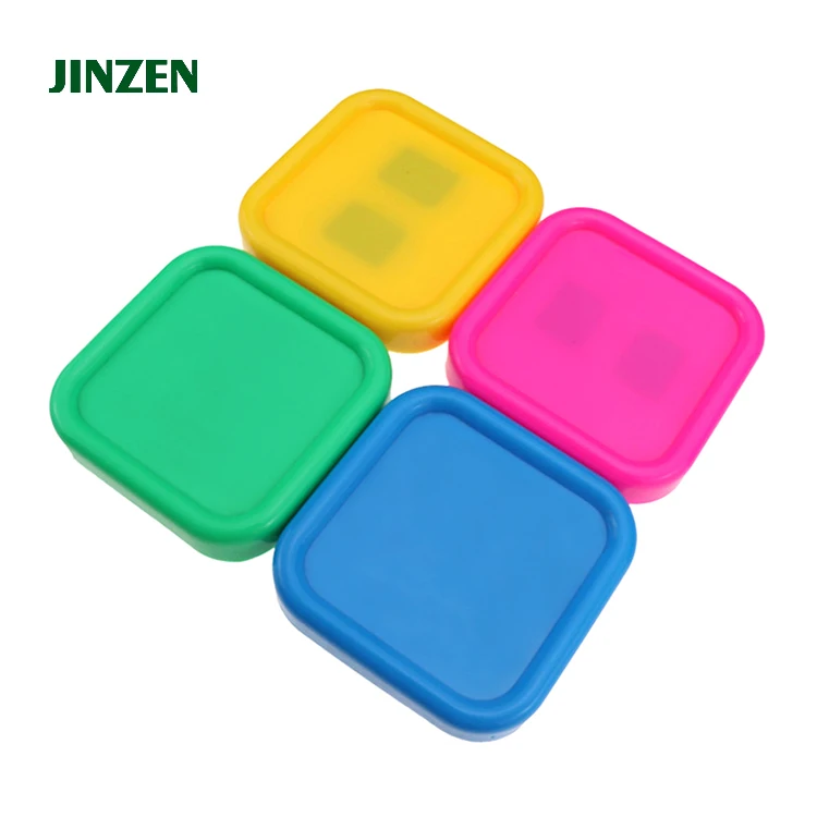 Sewing Tool Colorful Plastic Square Magnetic Needle Pin Cushion Pin Storage Box Magnetic Pin Cushion JZ-71208