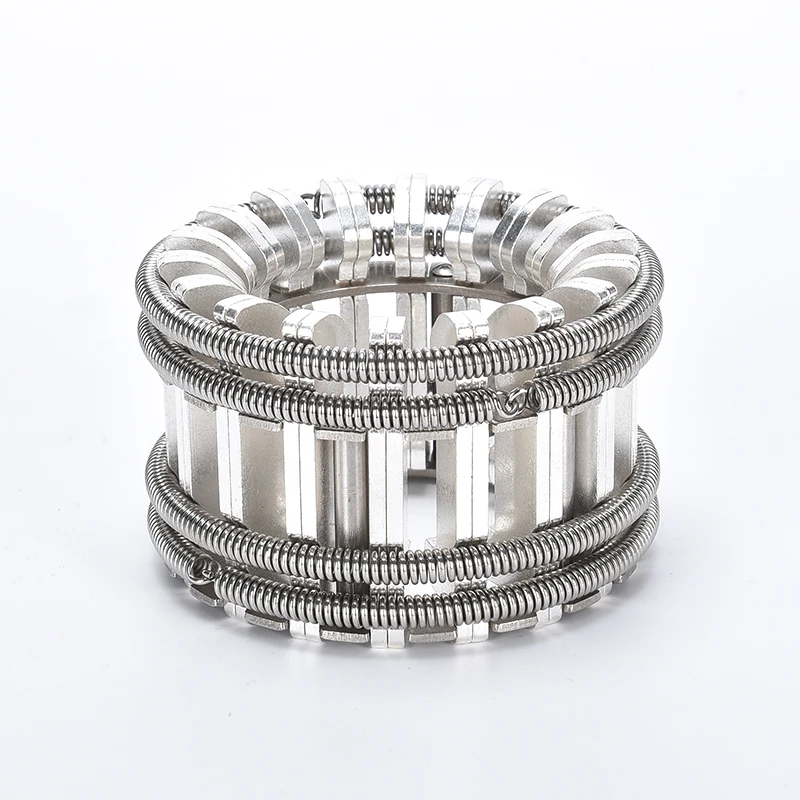 DYA106  Barrette Making Supplies Silver and VCB Copper Tulip Contact with 40 Sheets Bundled Mmoving Tulip Contact High Voltage