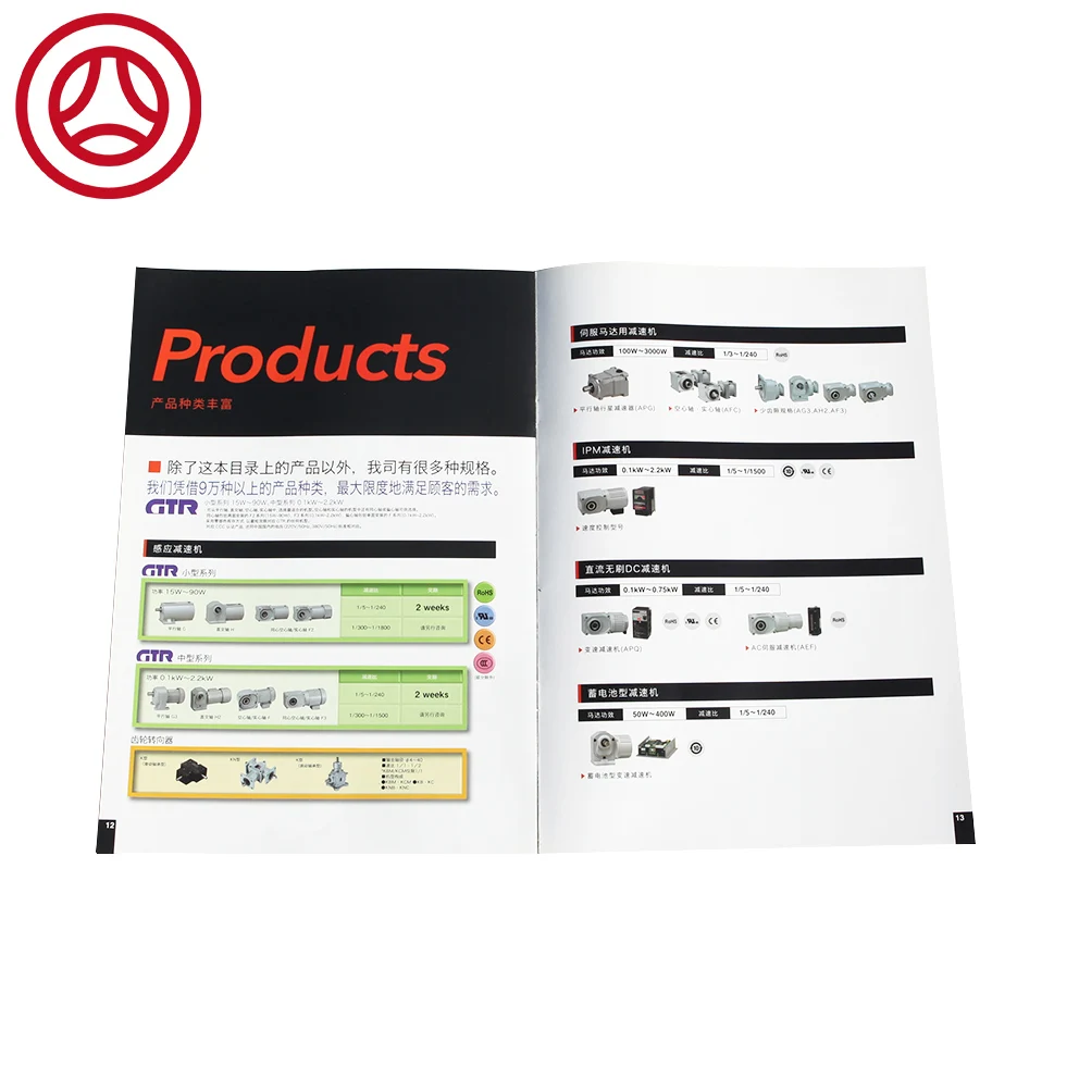 
Hot Sale Full Color Electronic Catalog Manual Printing 