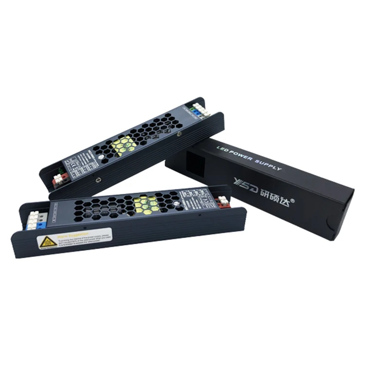 Manufacturer LED Transformer Driver Constant Voltage Indoor Industrial AC DC 60w 100w 150w 200w 12v 24v Switching Power Supply