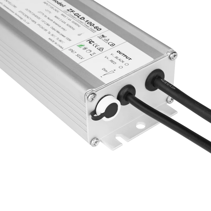 IP67 Waterproof 12V-600W LED Driver Power Supply Featuring 2A-400A & 20W-600W Outputs with IP67 Certification