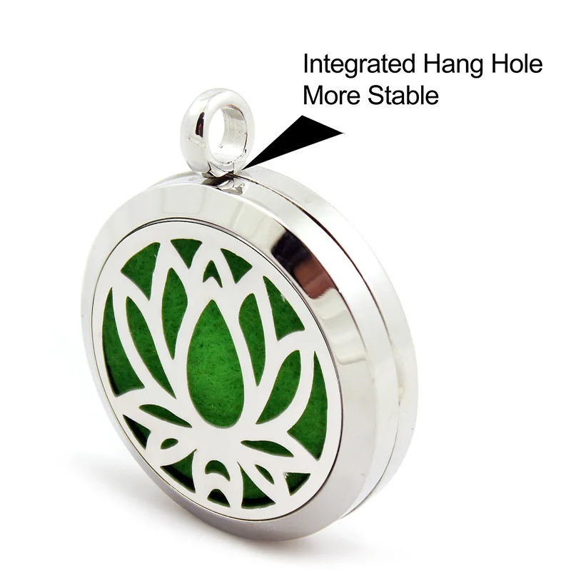 Wholesale Aromatherapy Locket Jewelry 30mm Essential Oil Diffuser Locket Pendant ,Custom Personalized Aromatherapy Locket