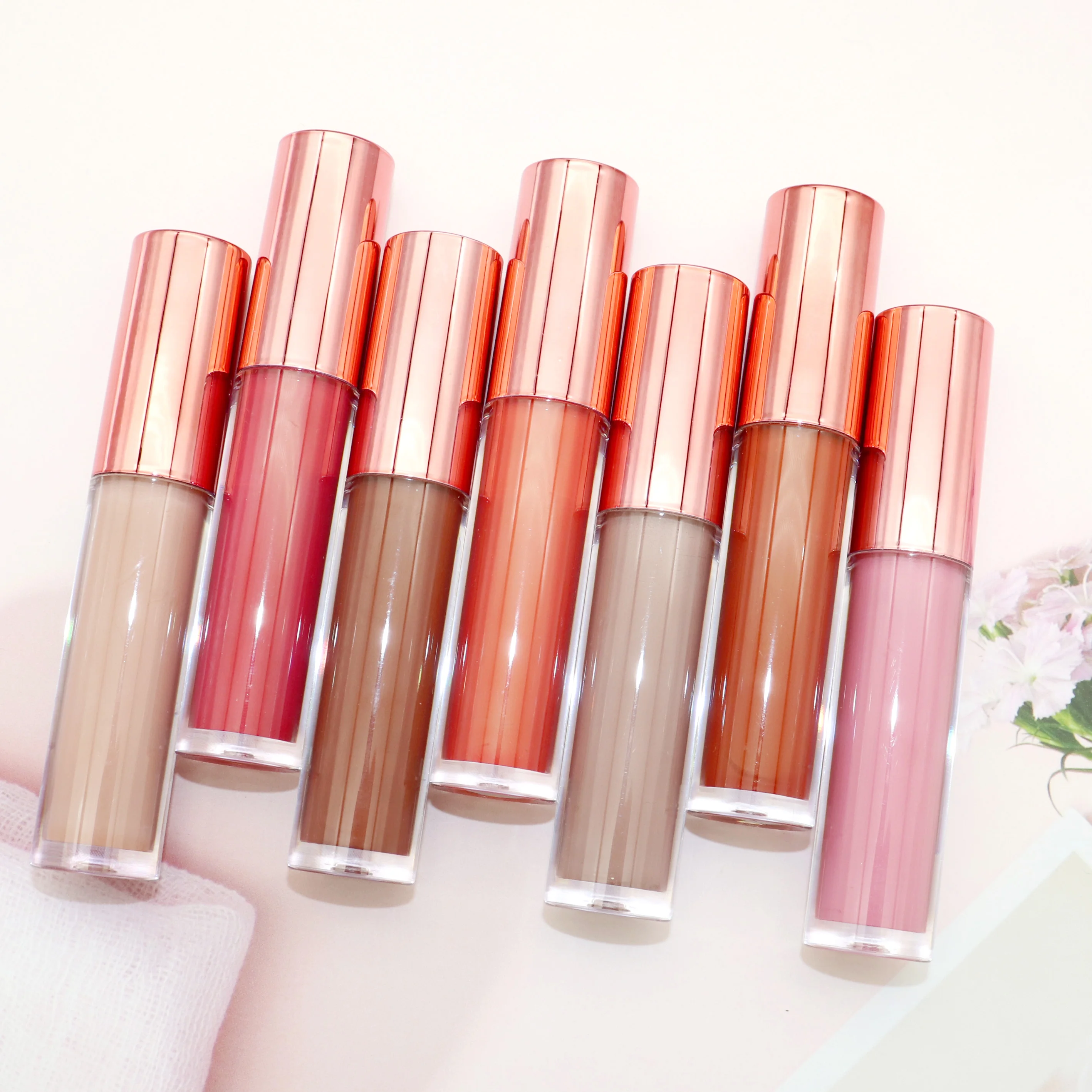 Private Label Makeup Liquid Lipstick Moisturizing Shiny Lip Gloss