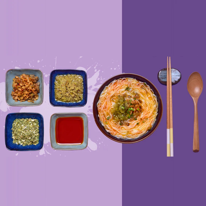  192 5 г популярная мышь лапша китайская Пряная вкусный вкус рисовая вермишель