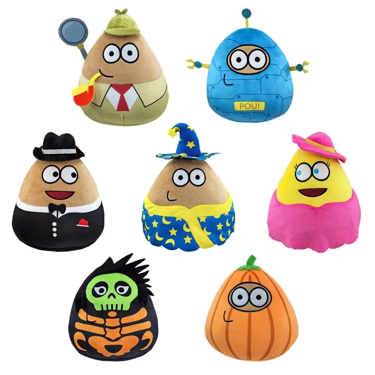 XR новый дизайн инопланетянин плюшевый мой питомец pou плюшевые куклы Милая Набивная игрушка de peluche подушка