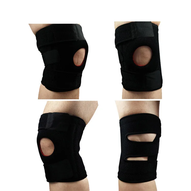 3D Max Sleeve Sports Open Knee Wrap Running Protector Support Adjustable Compression for Knee Pain Knee Support Braces