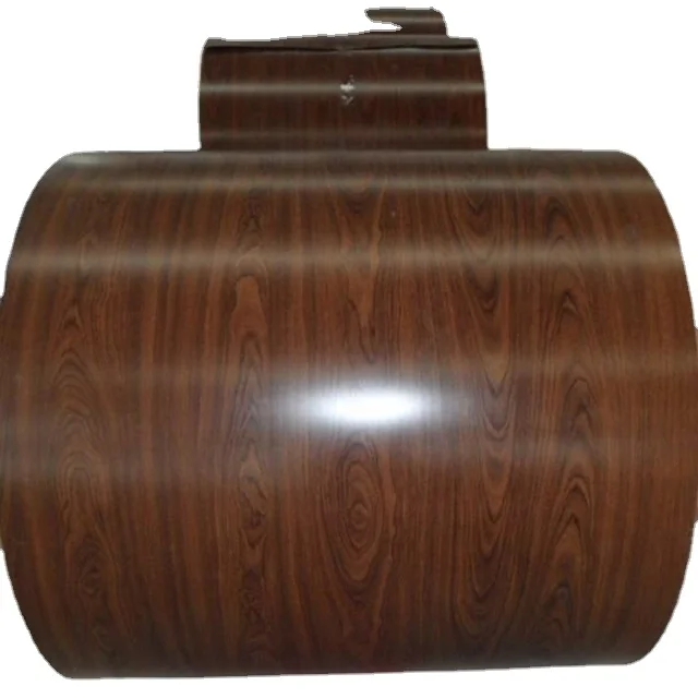 China Wood PPGI Coils Factory Price Pre-painted Galvanized Steel Coils  RAL Color for Industry Use