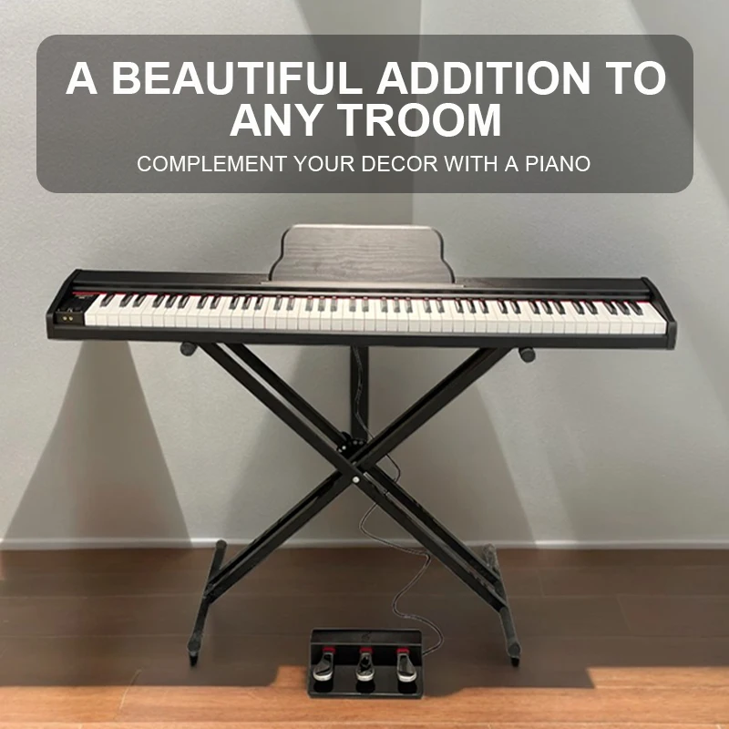 Reasonable Prices 88 Weighted Key Clavier Midi Piano Weighted Musical Instruments Electronic Piano For Sale Digital Piano