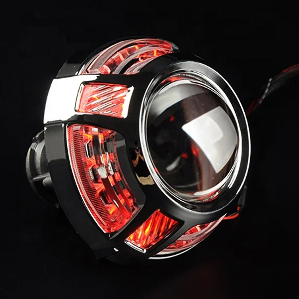 
bixenon projector lens shrouds mask cover for Panamera with angel eyes LED halo ring 