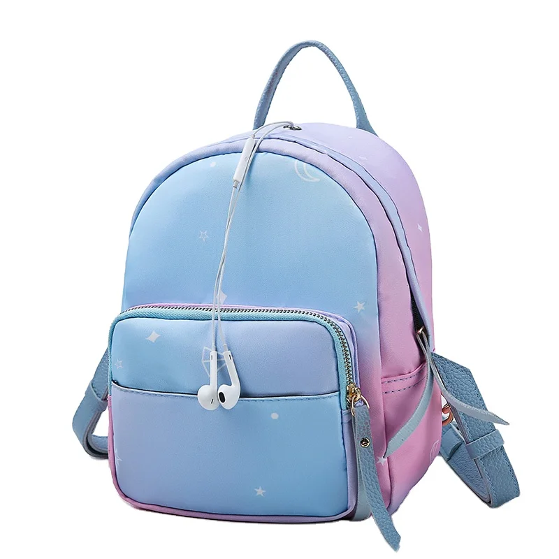 
 Модный женский рюкзак BSCI из ткани Оксфорд ярких цветов, Многофункциональный Водонепроницаемый рюкзак, сумка через плечо с отверстием для наушников  