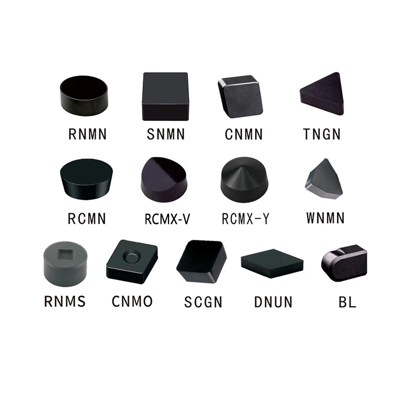Solid CBN PCBN and Brazed CBN Inserts CNMN