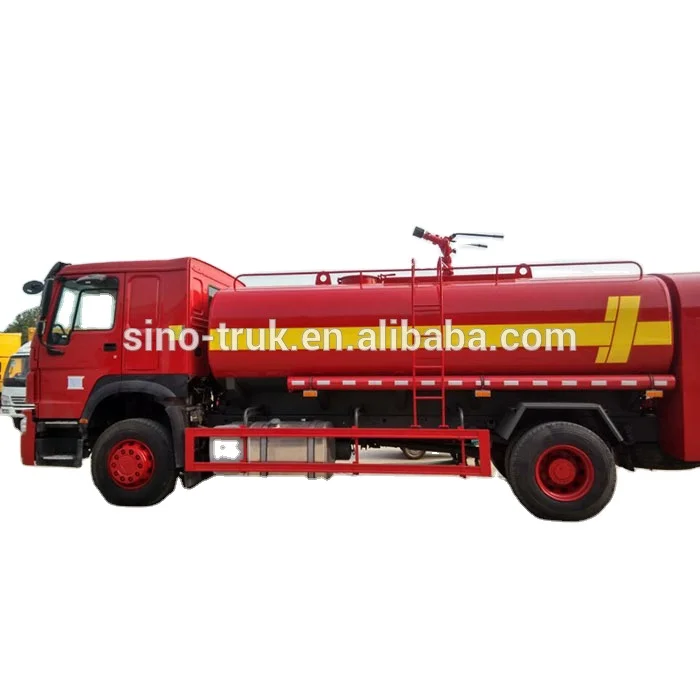 Пожарная машина SINOTRUK HOWO 266HP 4x2 на 15000 литров с водной цистерной