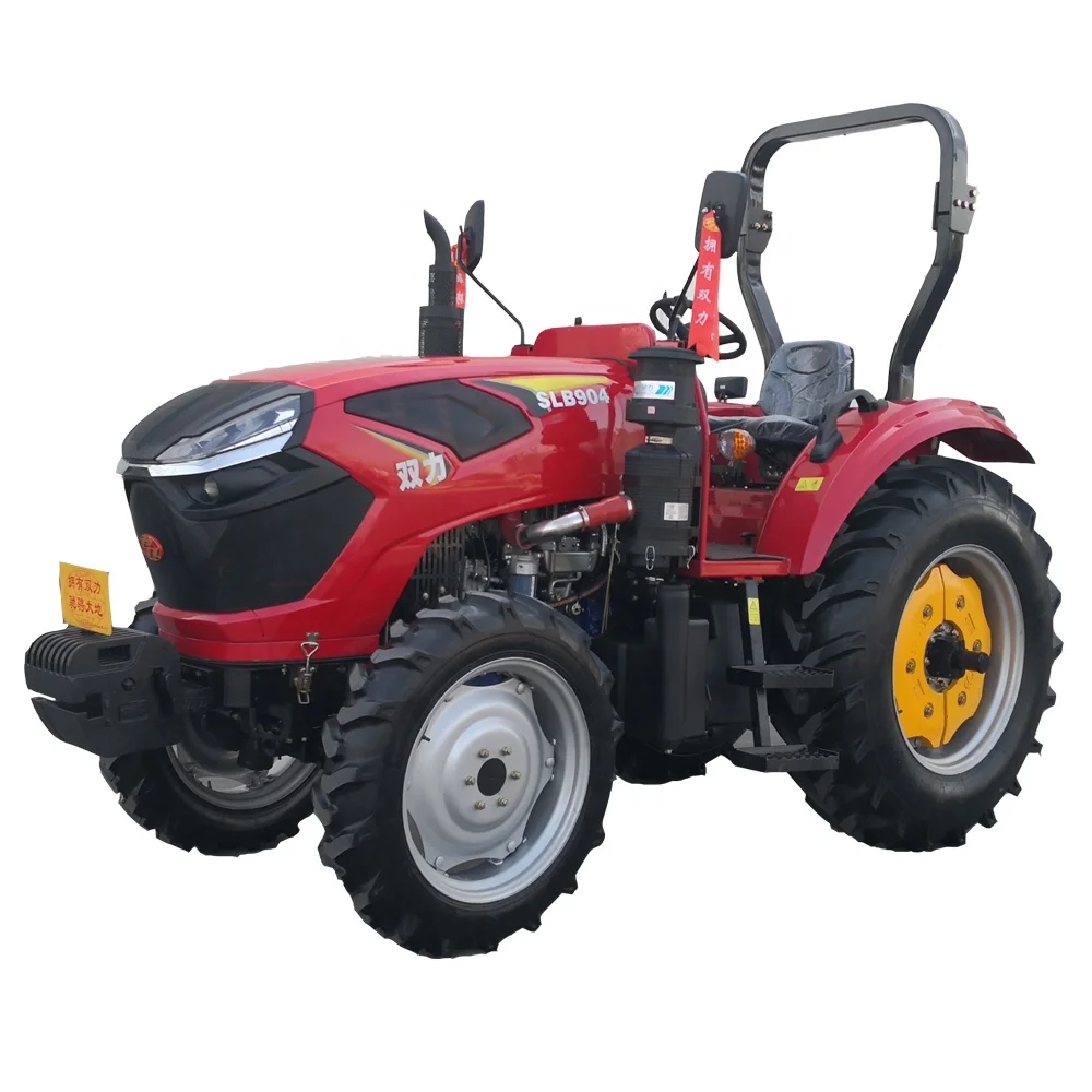 Китайская компактная Мини-Ферма shuangli 4x4 25 л.с. 40 45 50 60 сельскохозяйственное оборудование на 4 колеса трактор для сельского