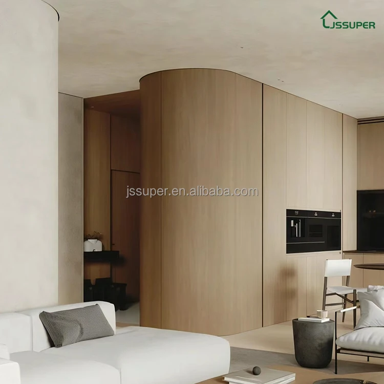 Bamboo Wood Fiber Integrated Wall Panels Wall Decorative Siding Living Room Bedroom Background Wall Paint-free Self-installation