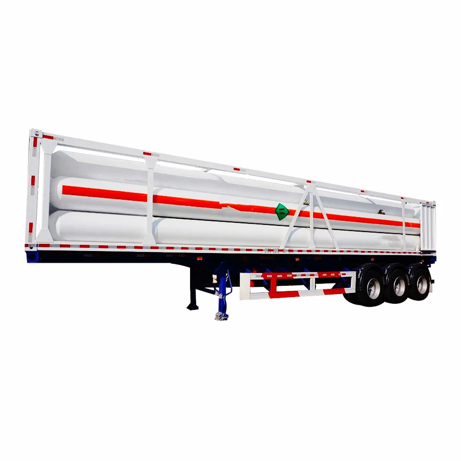 Customized  20ft 40ft Multi Tubes High pressure Gas  CNG Hydrogen Gas Tube Skid Container