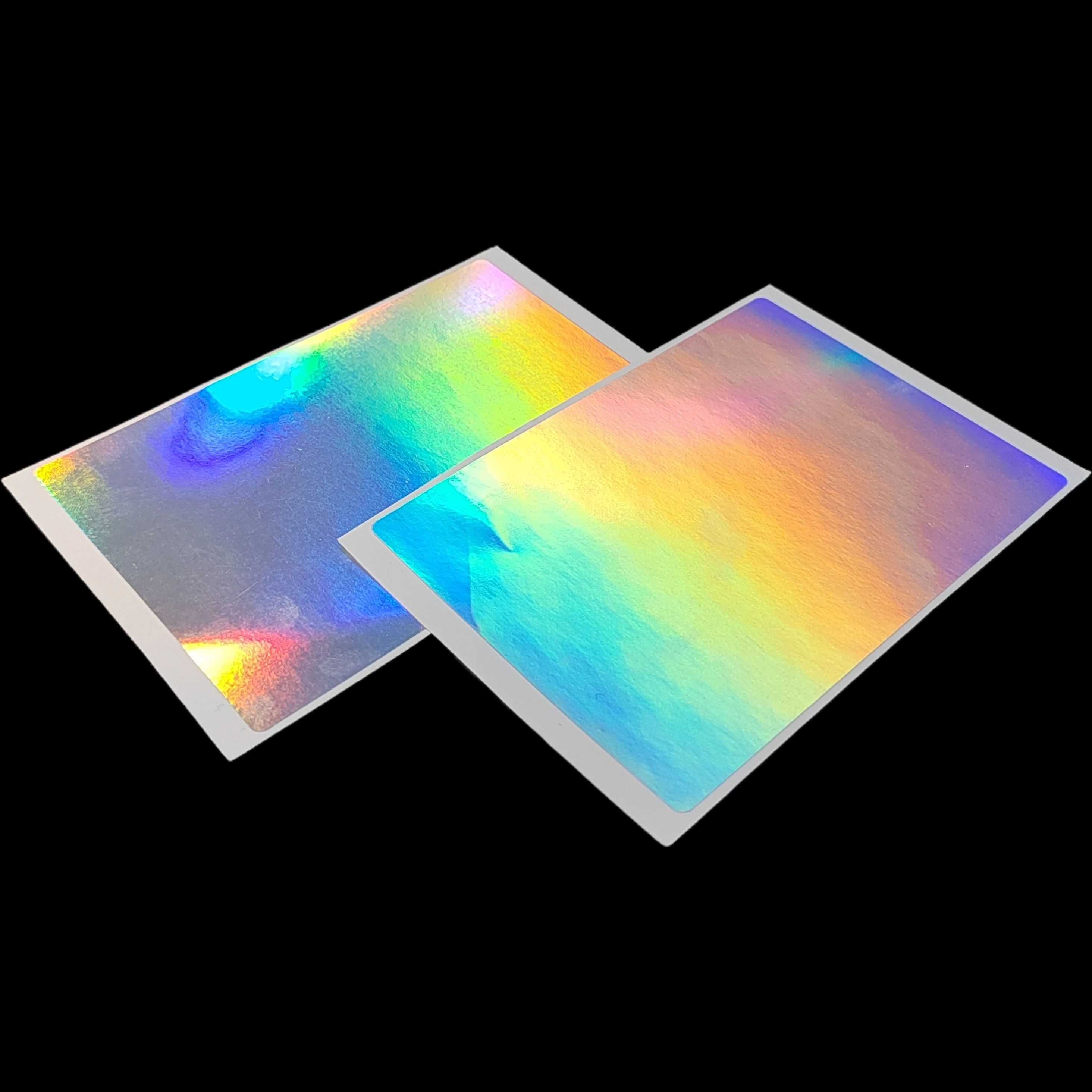Hot sale Custom Designs Blank Sticker Plain Hologram Ultra Destructible Vinyl Sticker for Graffiti Eggshell Sticker