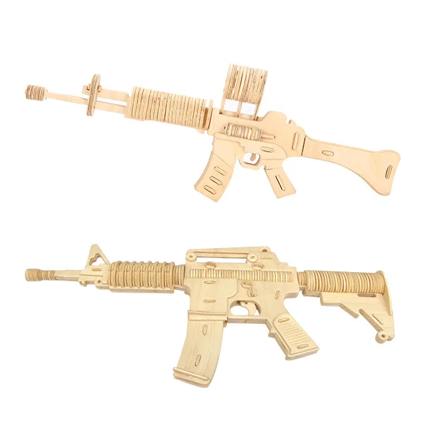 Custom Wooden Carbine Toys Engaging DIY Kits for Kids, Perfect for Parents, Schools, and STEM Programs