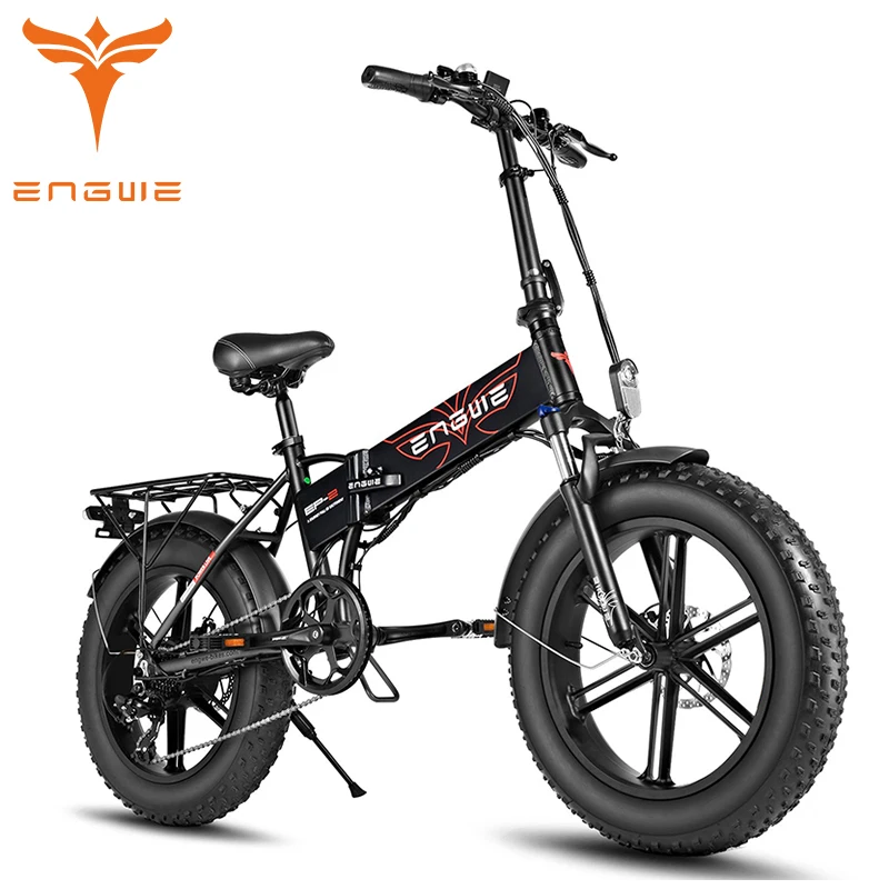 ENGWE Factory Electric Bicycle  48V13AH 45KM/H Folding Fat tire 750W Mountain electric Bike customize ODM/OEM