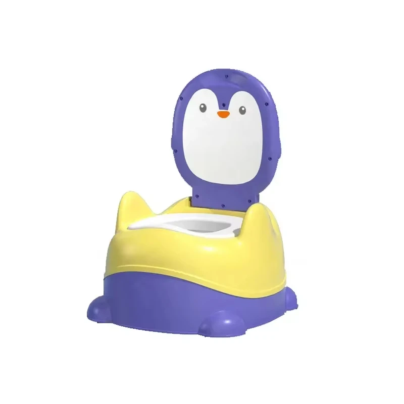 Cute Baby Plastic Baby Potty Training Chair Anti Slip Toilet For Toddler Training Portable Auxiliary Children Potty