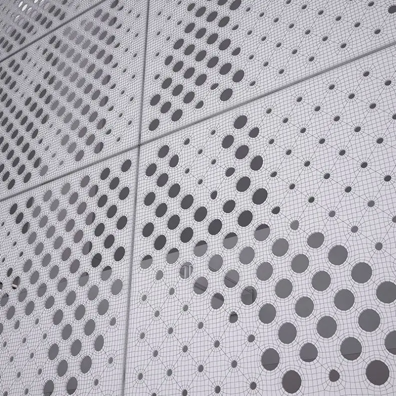 China Factory Art Carved Aluminum Facade Veneer