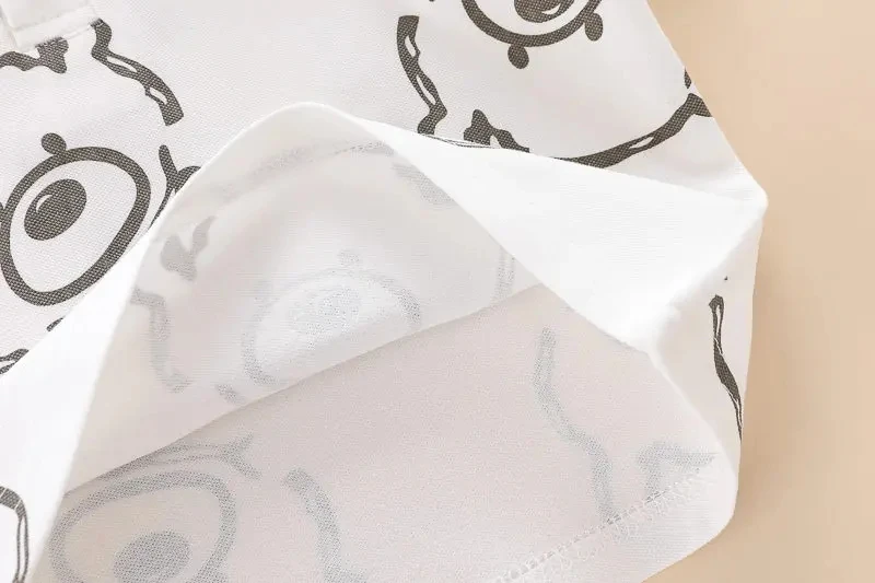 Conyson 2024 New Summer Baby Clothes Children Boys Girls Cartoon Bear T-Shirt Shorts 2Pcs Toddler Casual Clothing Kids suits