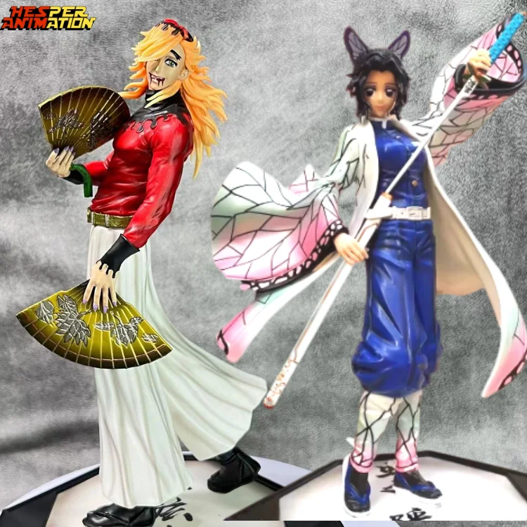 2023 30-32cm 11.82inches Demon Slayer  Kokushibou  Kimetsu No Yaiba Muzan Kibutsuj Tengen Tsugikuni Yoriichi Anime Action Figure