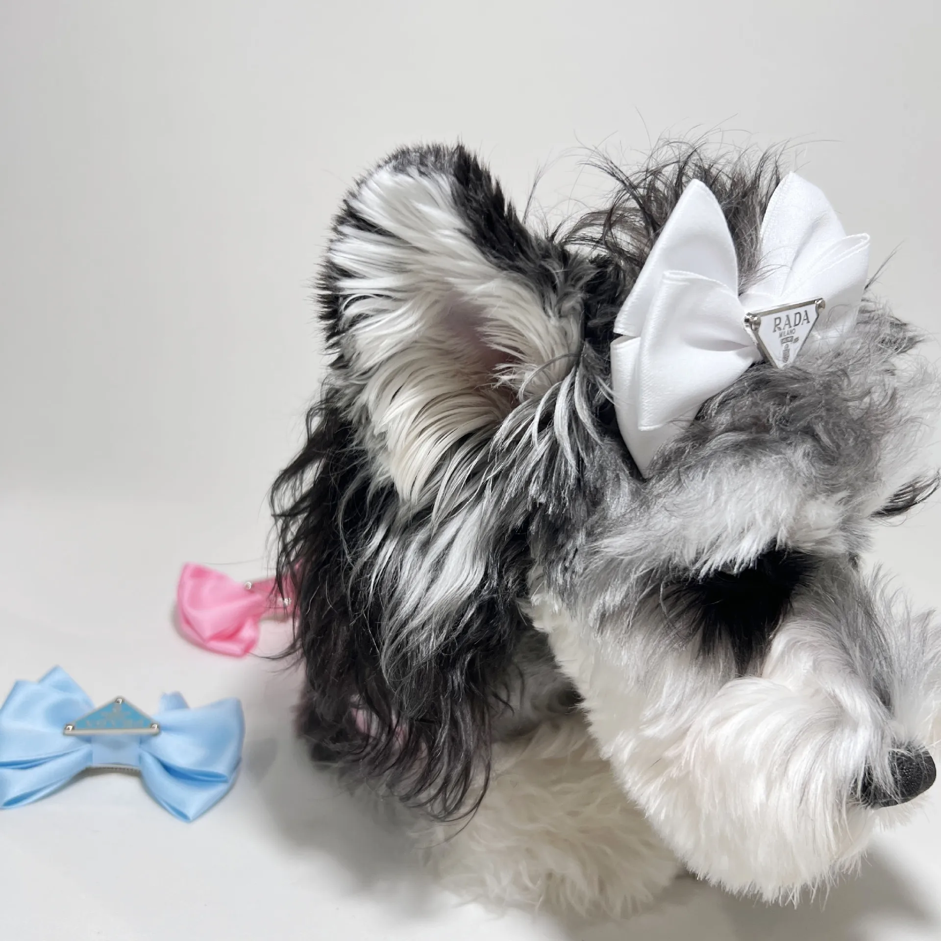 JXANRY Dog Designer Hairpin Pet Fashion Accessories Pet Color Cool Photograph Luxury Matching Clothes