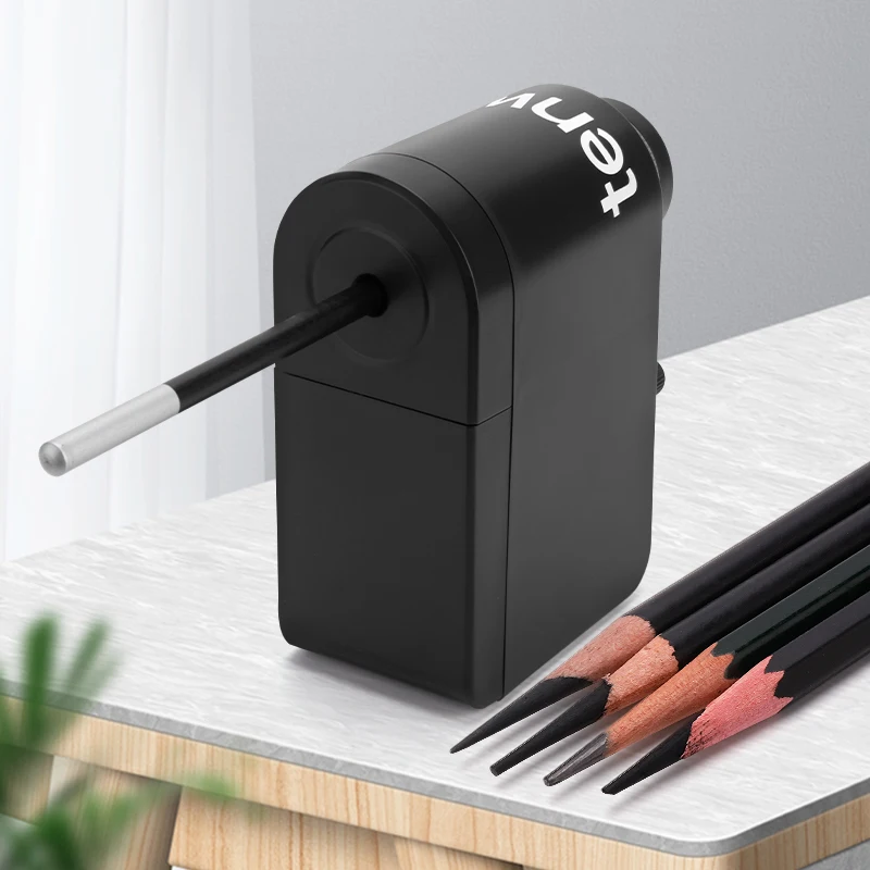 Tenwin 8029 новый продукт художественная Профессиональная OEM эскизная пластиковая детская ручная Механическая Красивая точилка для карандашей