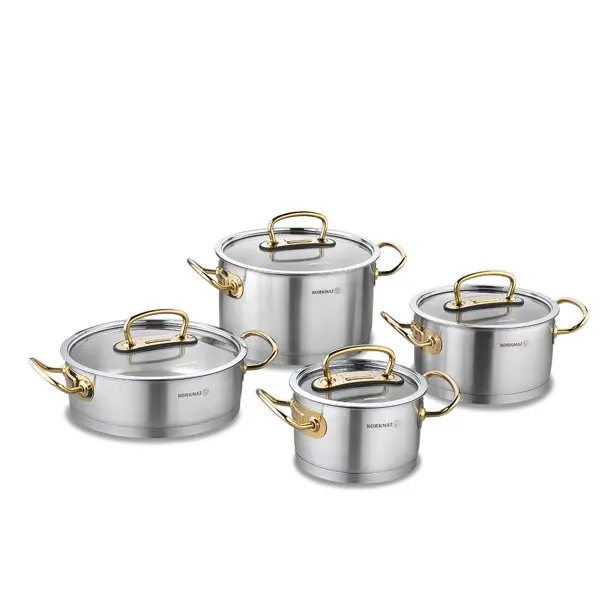 Stainless Steel Kitchen Soup Cooking Pot Stainless Steel Cooking Pots Cookware Set