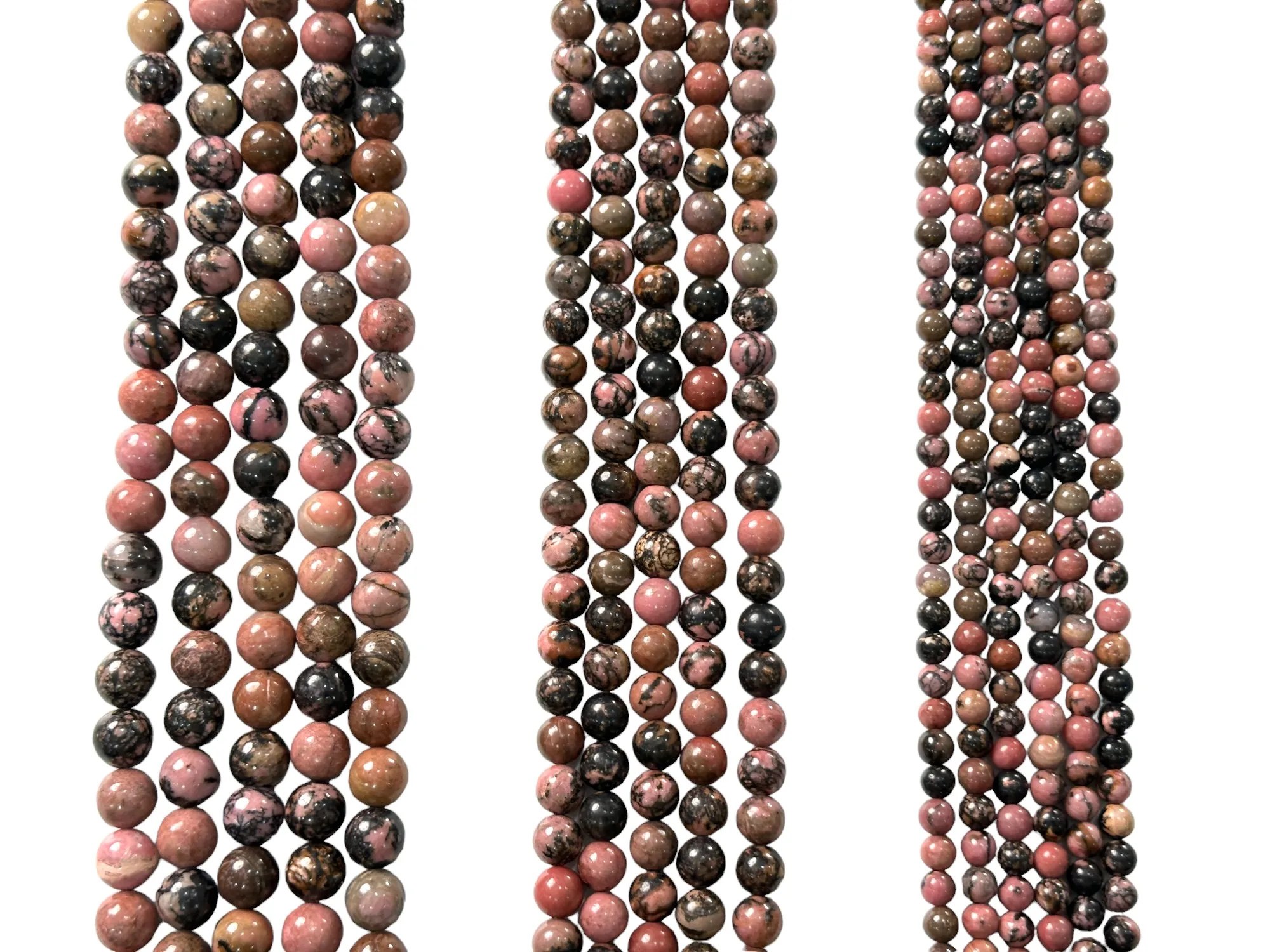 Limitless inspiration Round Beads 4mm 6mm 8mm 10mm 12mm Loose Beads Rhodonite For Celebration event