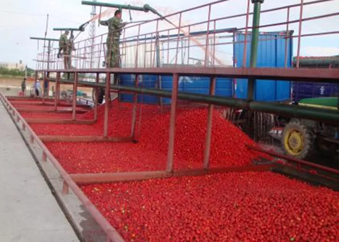 Auto pp container tomato sauce packaging filling processing line