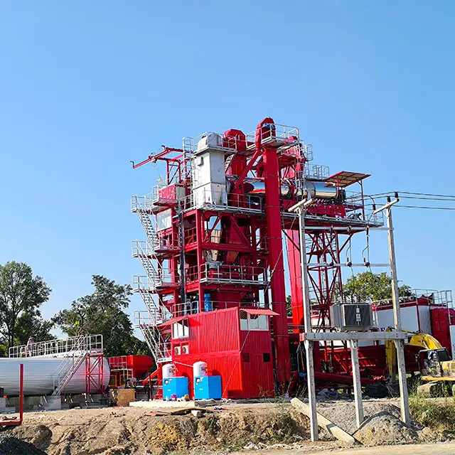 160 & 80tph Recycled asphalt batch mix plant