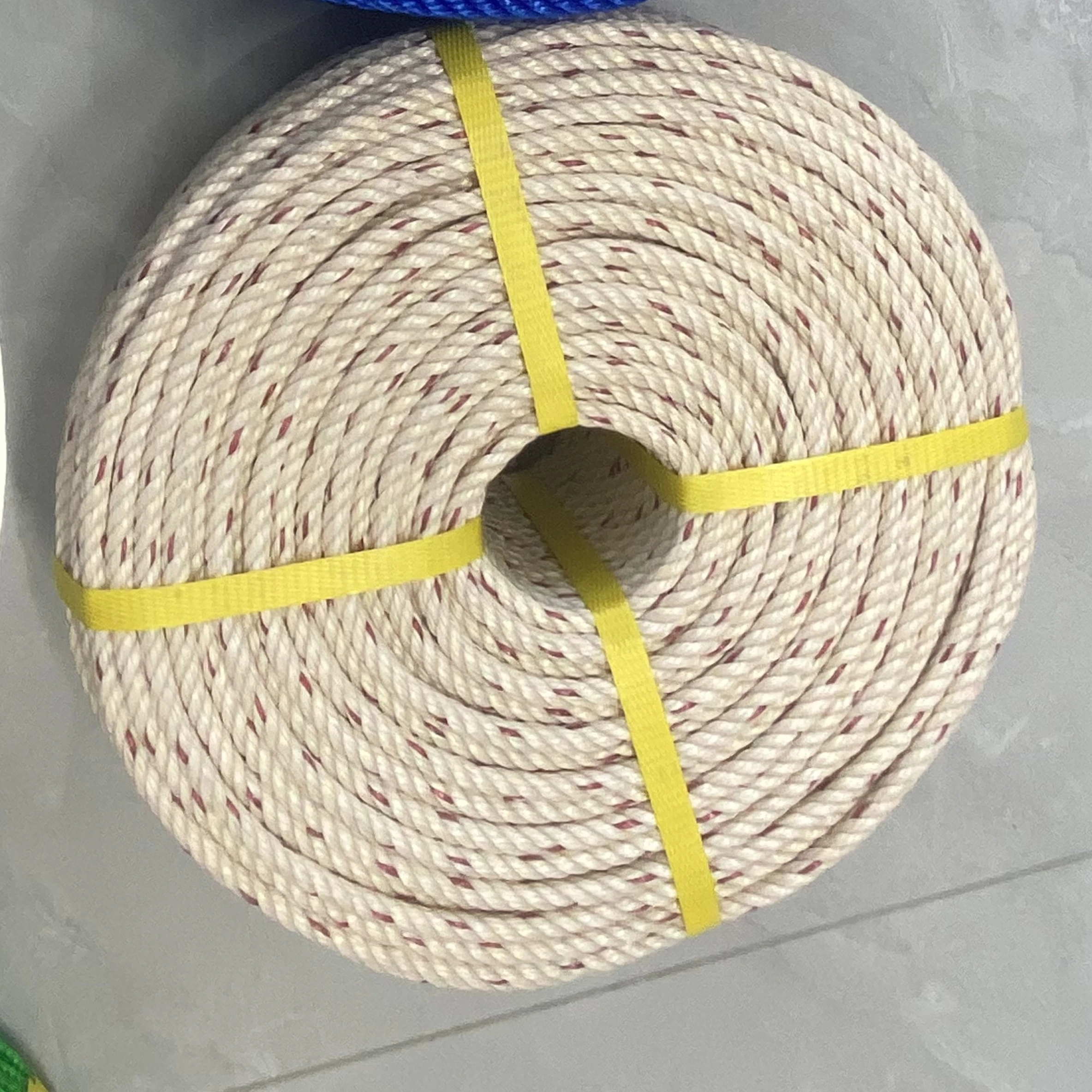 3strands PP PE twist rope colorful rope