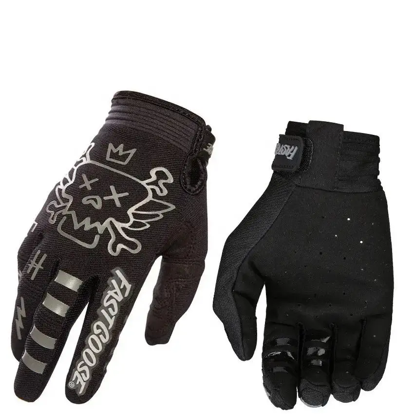 Full Finger All Seasons Bicycle Motorcycle Riding Gloves Gel Padded Shock-Absorbing Motorcycle Mountain Bike Gloves
