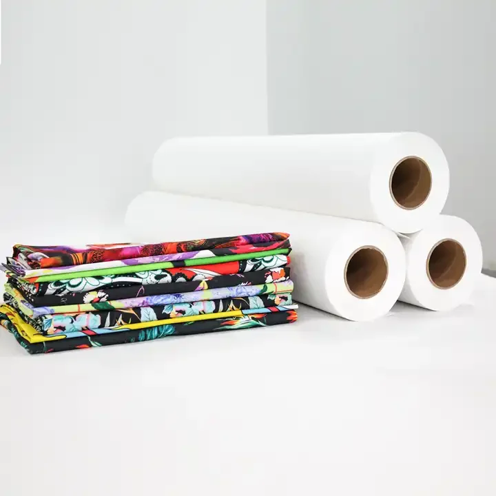 Factory Wholesale 40g 24 inches Sublimation Paper Roll Sublimation Paper Jumbo Roll Sublimation Inkjet Paper Rolls