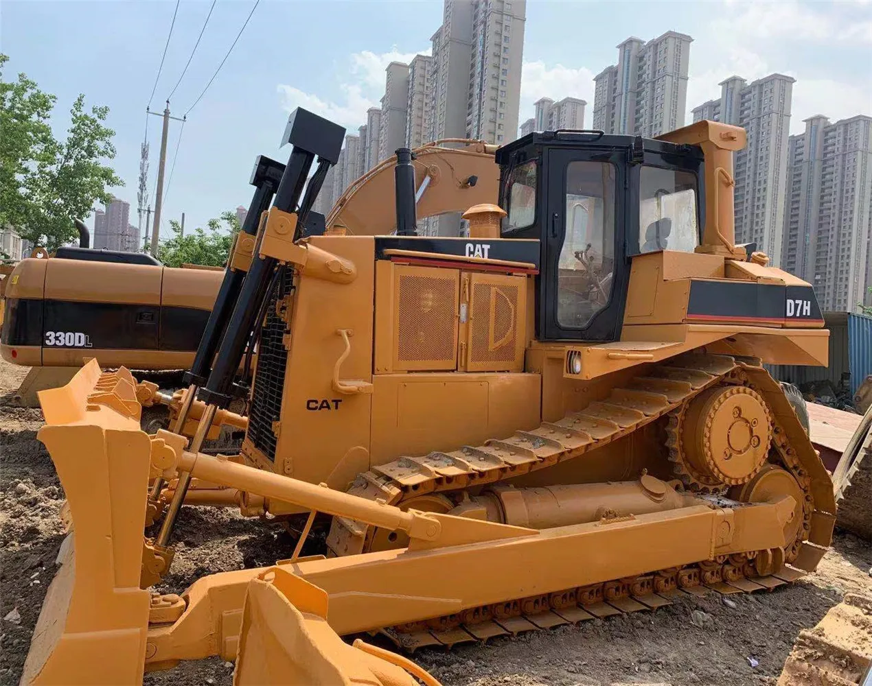 Used caterpillar bulldozer CAT D7H D7h Caterpillar Used Second Hand D7H D6R D5N D8 Cat Caterpillar Crawler Bulldozer