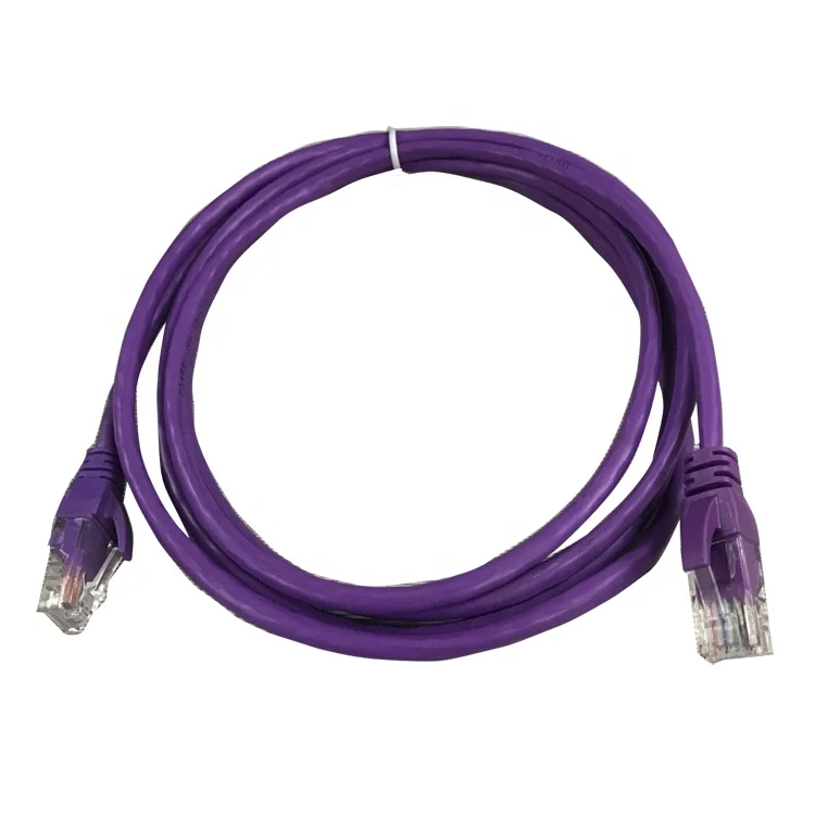 Purple UTP Audio Patch Cord Rj45 8pin Lan Network Patch Cable Cat5e Cat6