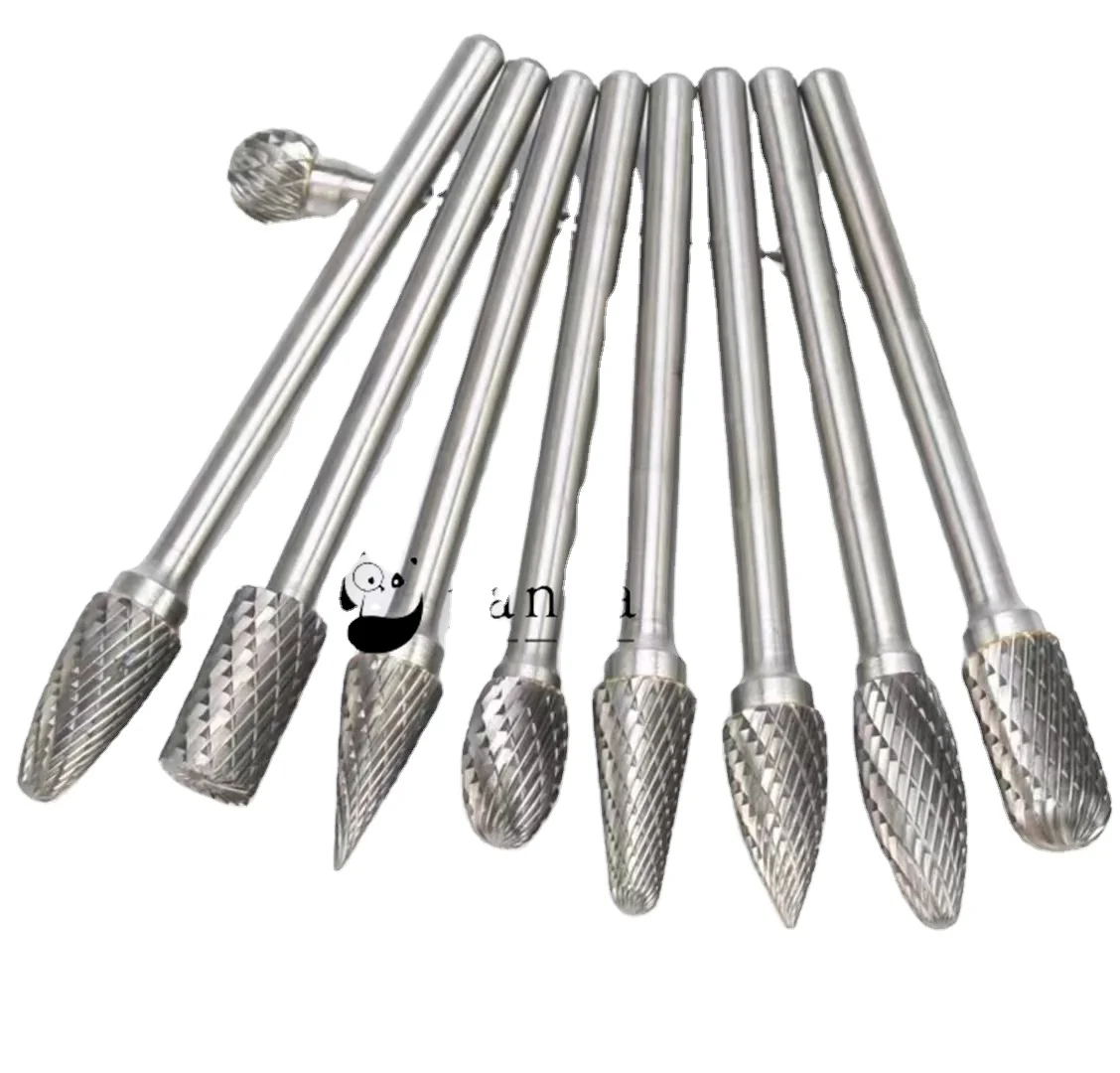 Manufacturer 6mm Carbide Cutting Tools Carbide Burrs Set  Carbide Cutter Rotary Files