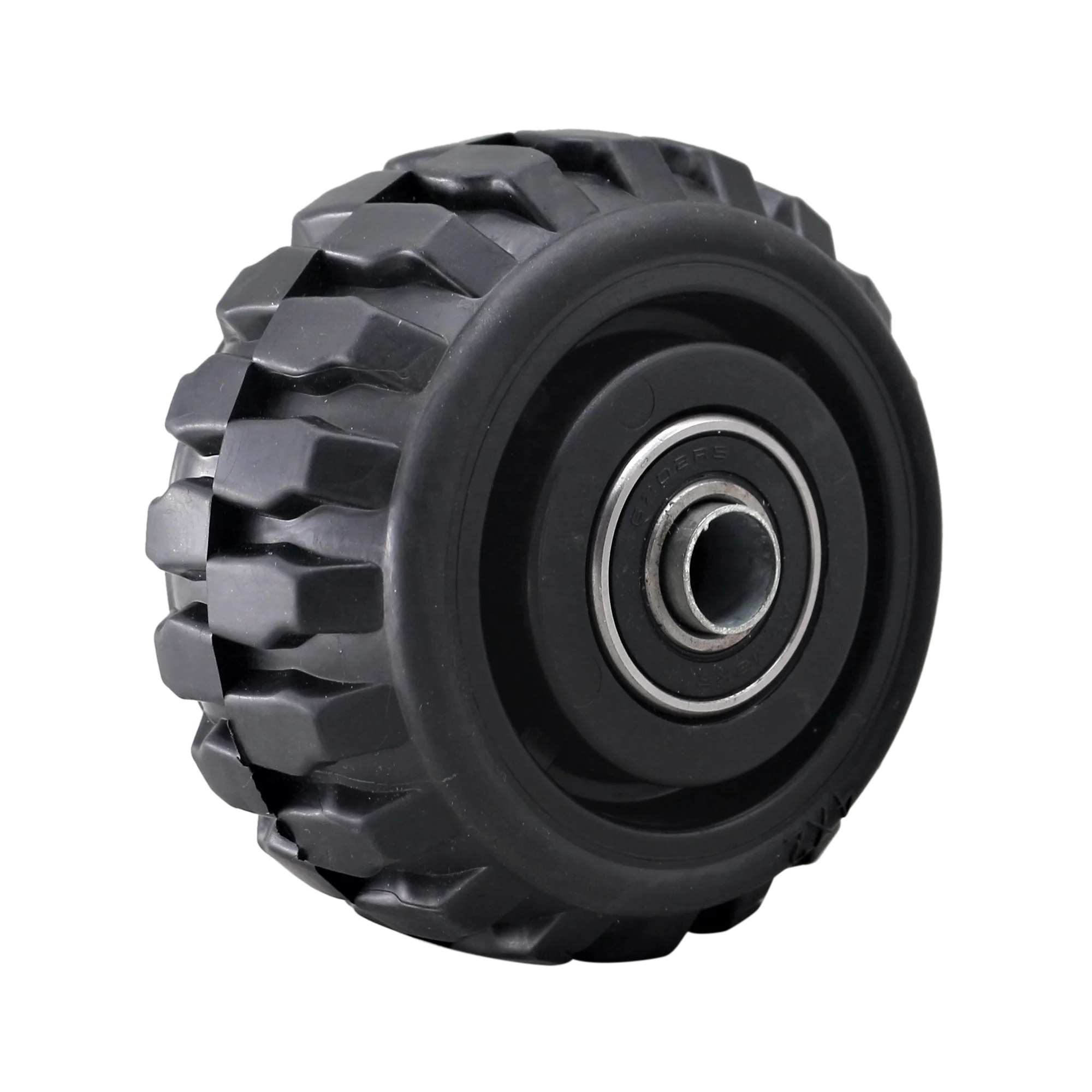 SS Off Road Rubber Wheels Silent Caster 4 5 6 8 inch All Terrain