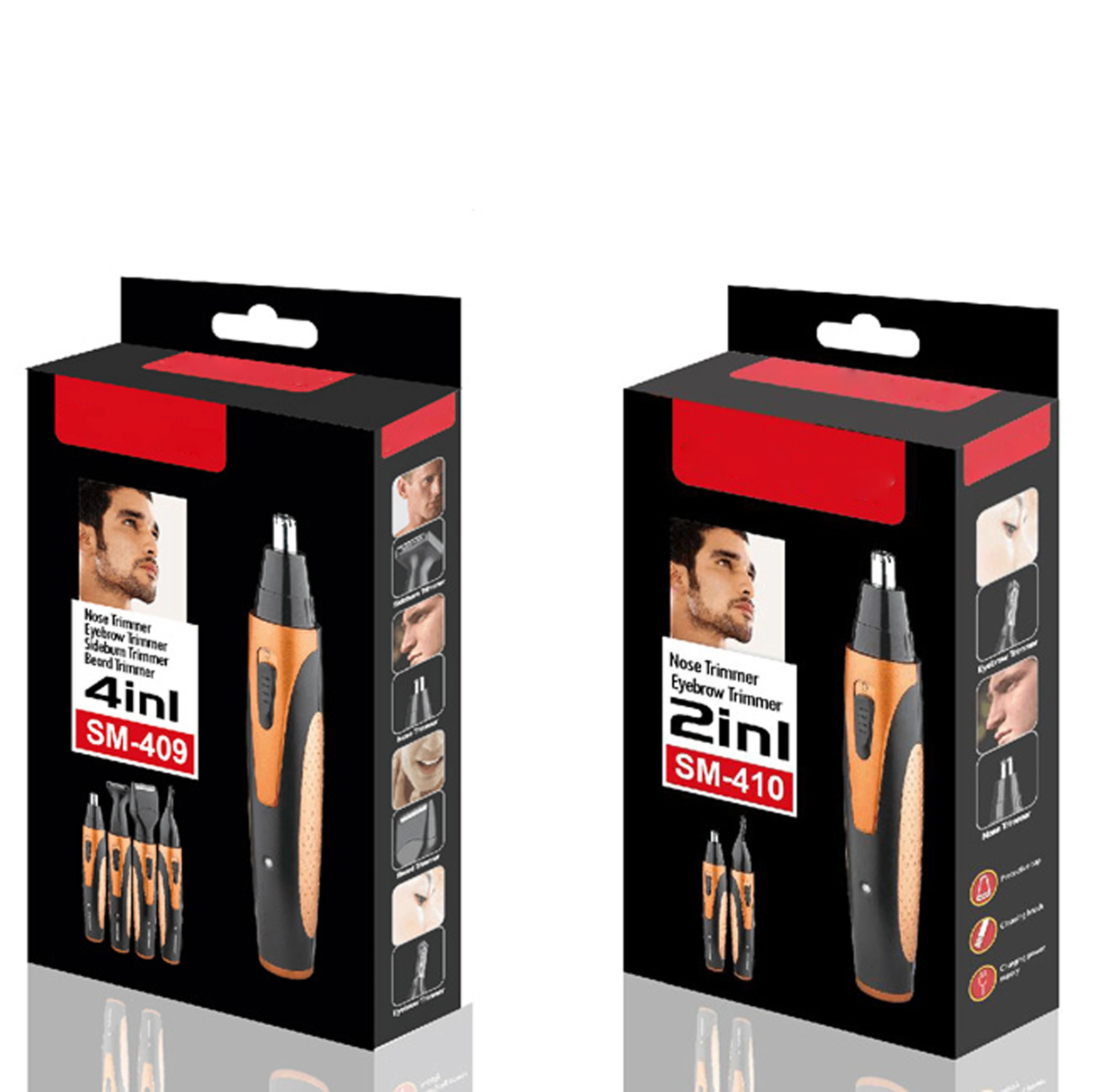 Hot Sale Beard Body Clipper Eyebrow Shaving Machine Nose Hair Trimmer Set  4 in 1 Multifunctional Electric Shaver