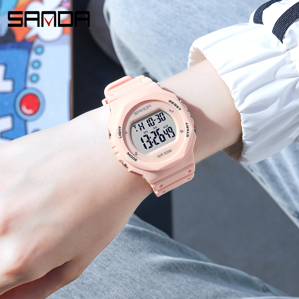 Multifunctional Luminous Waterproof Unisex LED Display Digital Watch Fashion Casual Outdoor Sports Watches for Women and Men