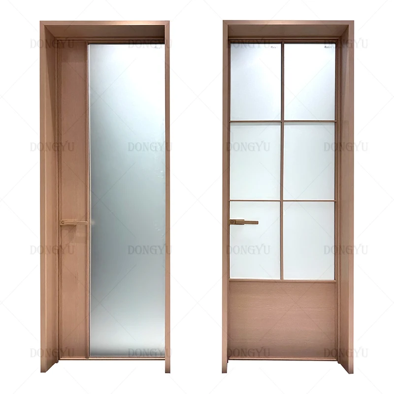 China High Quality Iron Steel Frame Tempered Glass Metal Doors For House Steel Door or Villa Use Swing Door