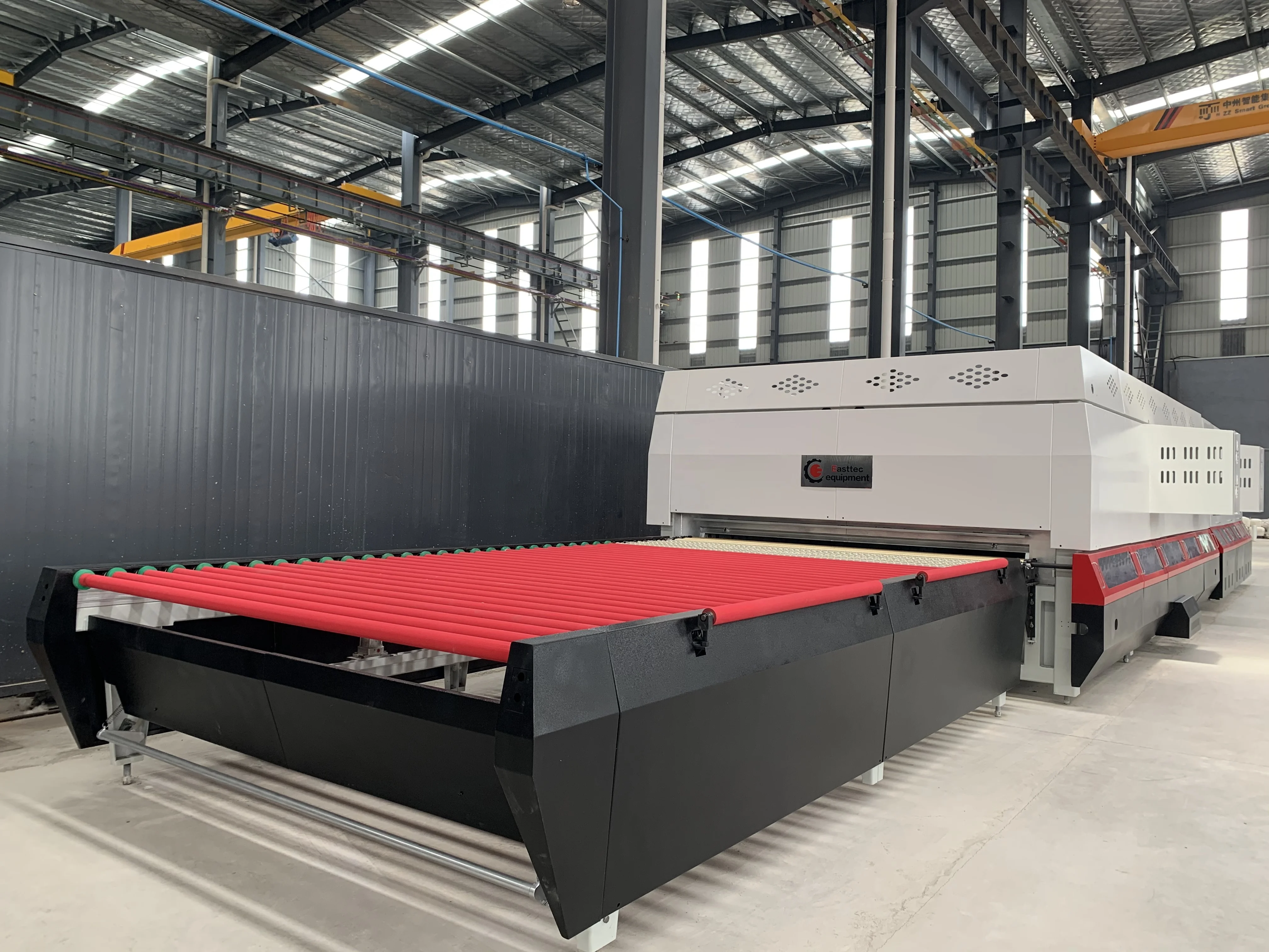 Customize glass machinery forced convection processing oven horizontal tempering furnace for glass