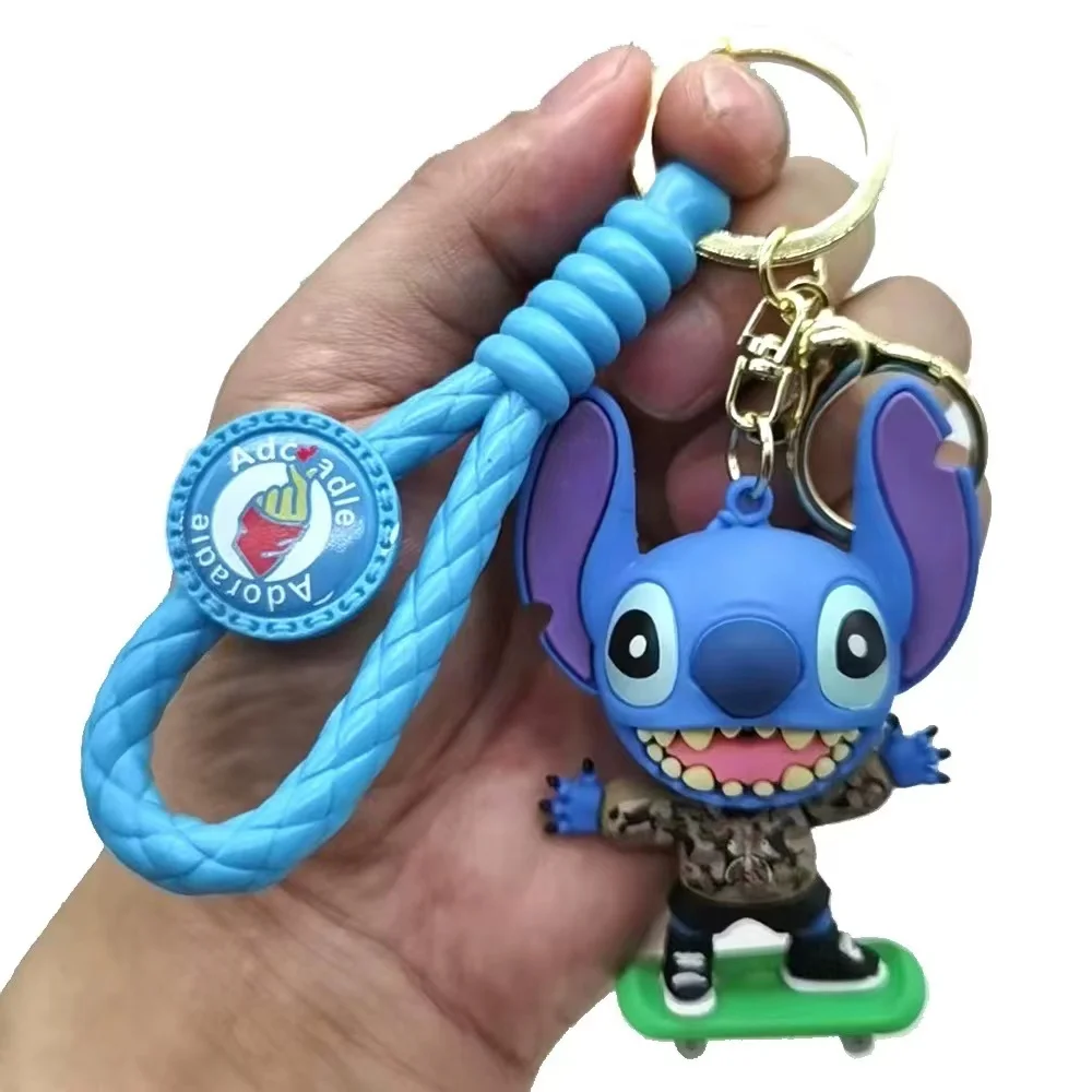Cute Cartoon Stitch Animal Monster Keychain
