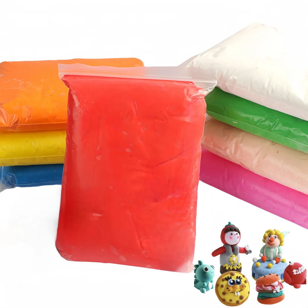 Wholesale 500g Non-Toxic Super Lightweight Soft Clay Air Dry Polymer Magic Clay for DIY Toys Slime Model Magic Polymer Clay