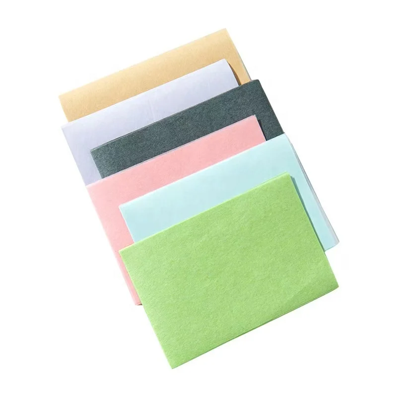 Skin Care Wood Pulp Blotting Paper Oil Absorbing Facial Makeup Sheets for Face Custom Rose