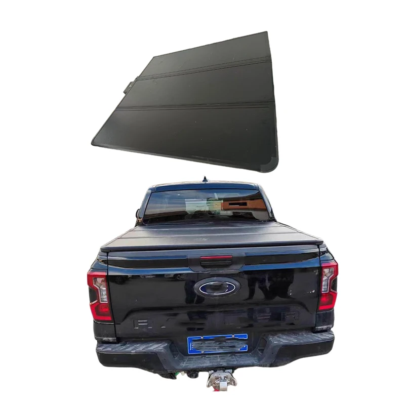 Pickup Truck Aluminum Tonneau cover Tundra Retractable Roller Lid Truck Bed hard tri-folding cover FOR NAVARA NP300