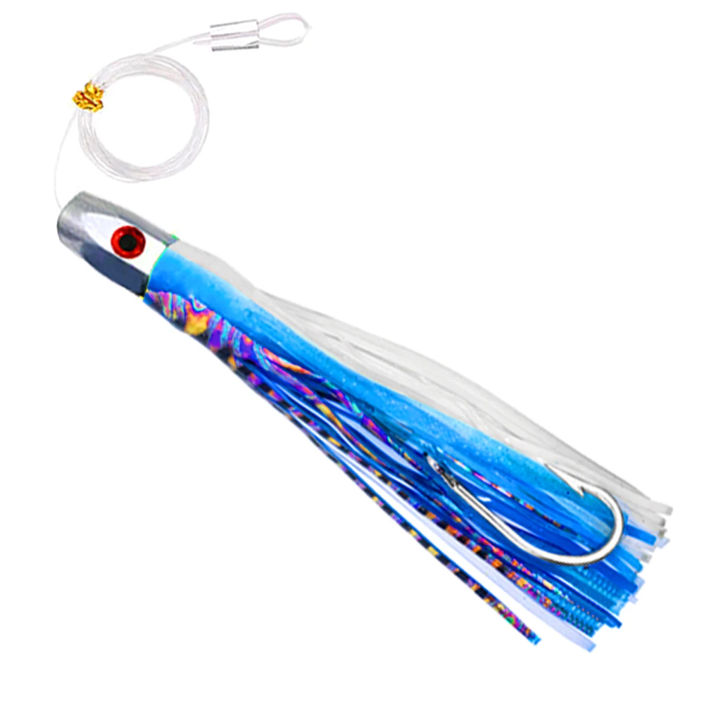 Морская Рыбалка Большая дичь, юбка для кальмаров, Мягкая приманка для троллинга, тунец, Марлин, Ваху, морская вода, металлическая приманка для троллинга